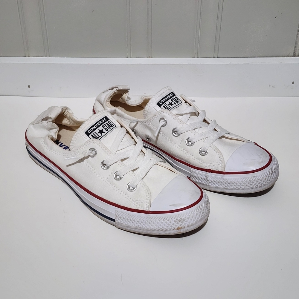 Converse All Star White Shoreline Slip On Sneakers  Shoes, Size 10
